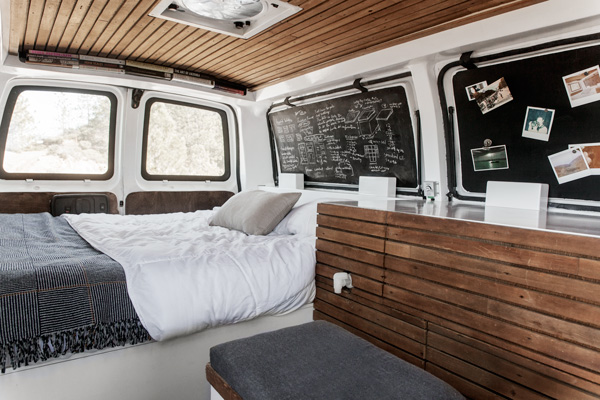 turn cargo van into camper