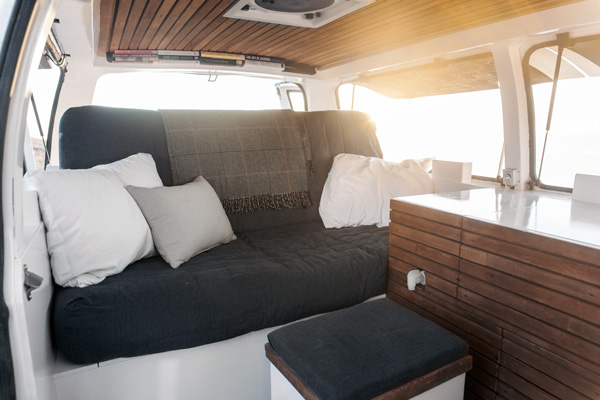 turning a cargo van into a camper